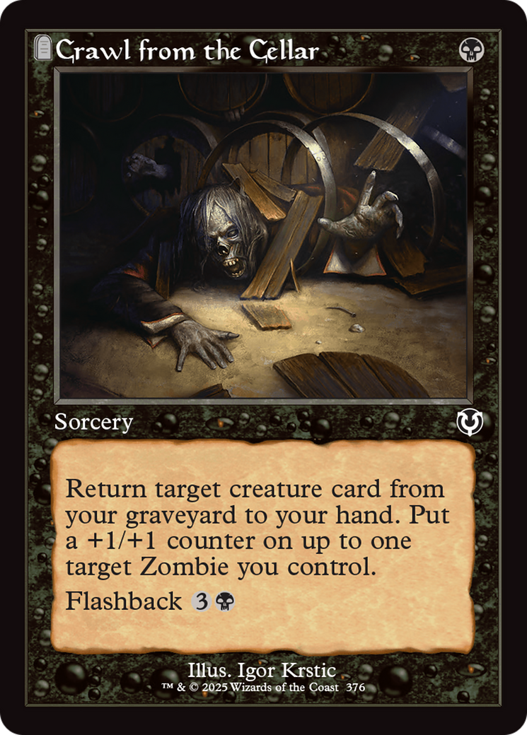 Crawl from the Cellar (Retro Frame) (376) [Innistrad Remastered]