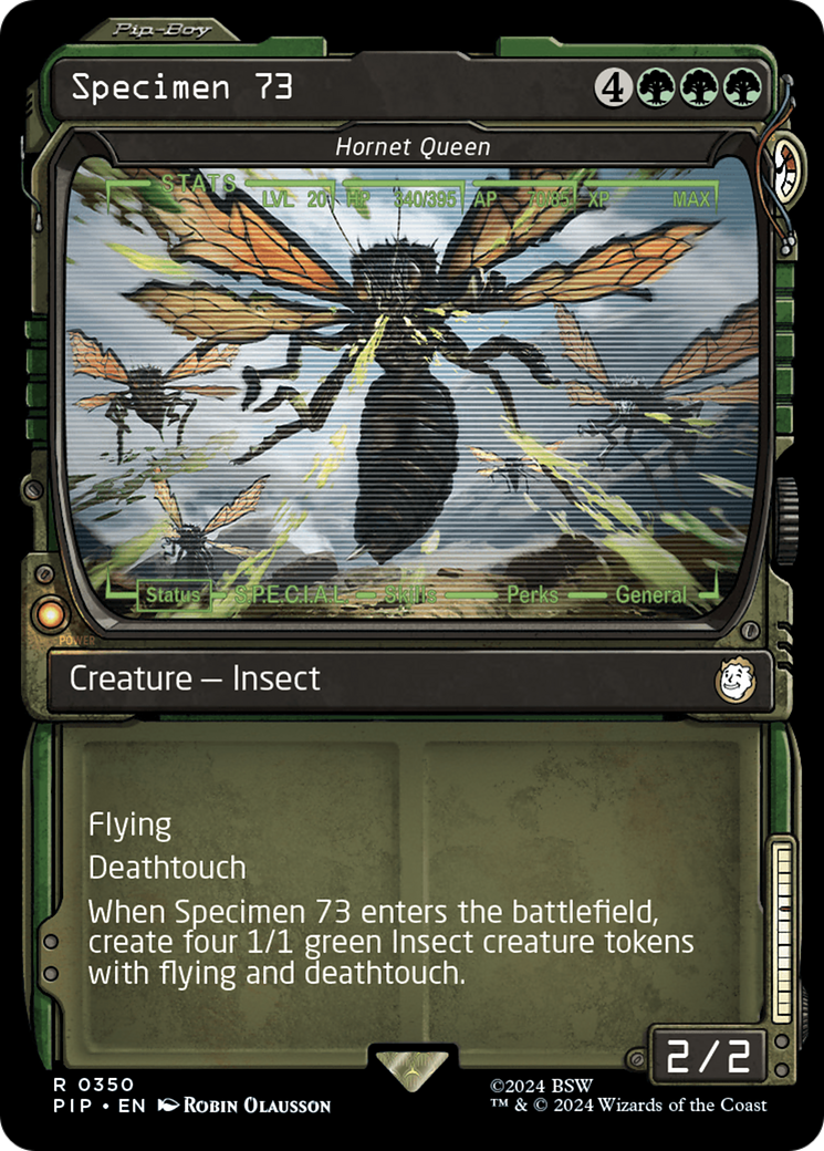 Specimen 73 - Hornet Queen (Showcase) (350) (Universes Beyond: Fallout)