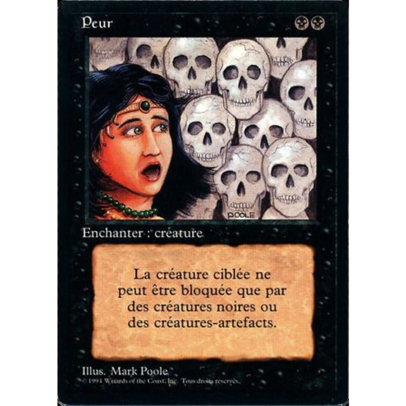 Fear [Foreign Black Border] Mtg Single
