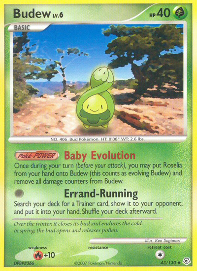 Budew (43/130) (Diamond and Pearl)