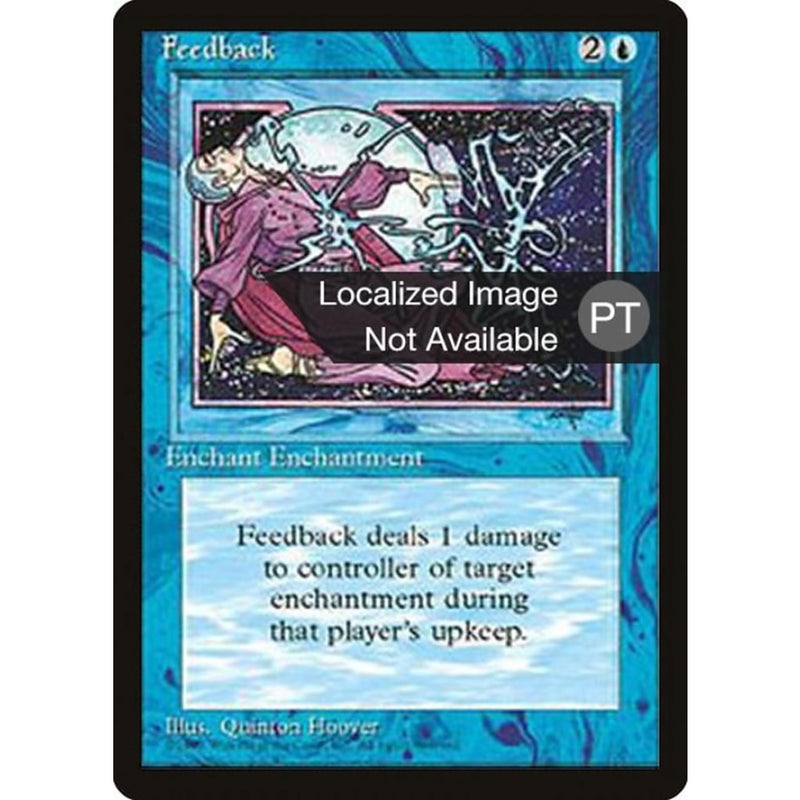 Feedback [Fourth Edition (Foreign Black Border)] Mtg Single