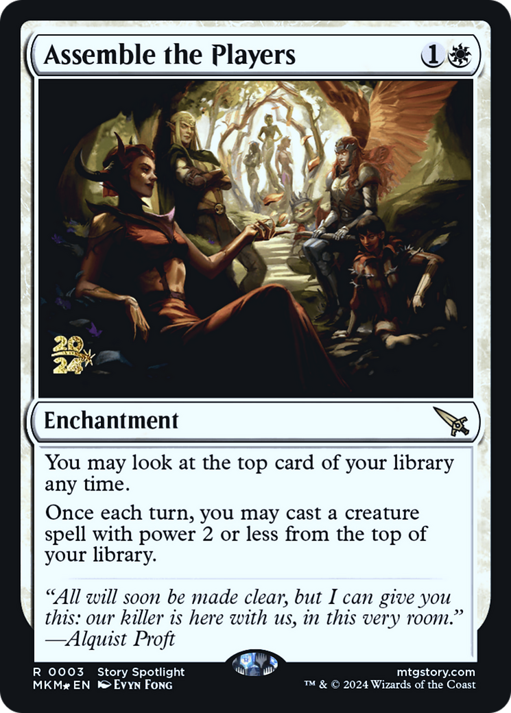Assemble the Players (3) [Prerelease Cards]