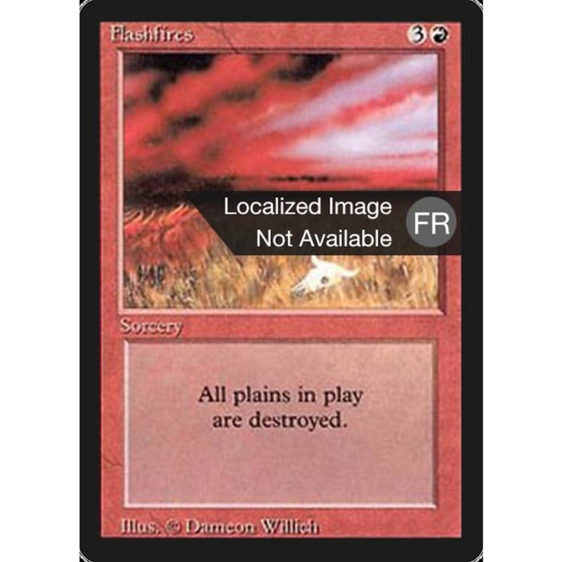 Flashfires [Foreign Black Border] Mtg Single