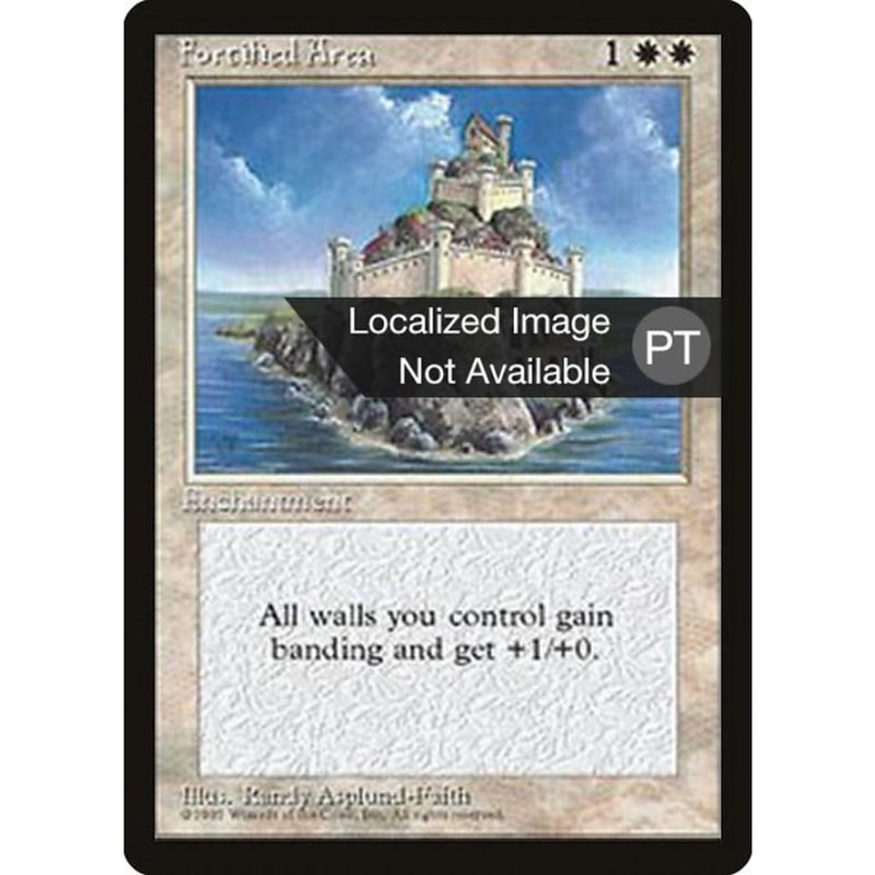 Fortified Area [Fourth Edition (Foreign Black Border)] Mtg Single