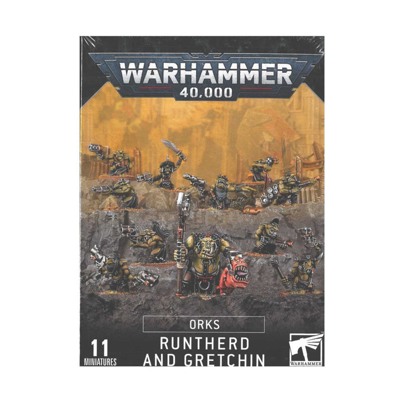 Warhammer 40K: Orks Runter and Gretchen Miniatures