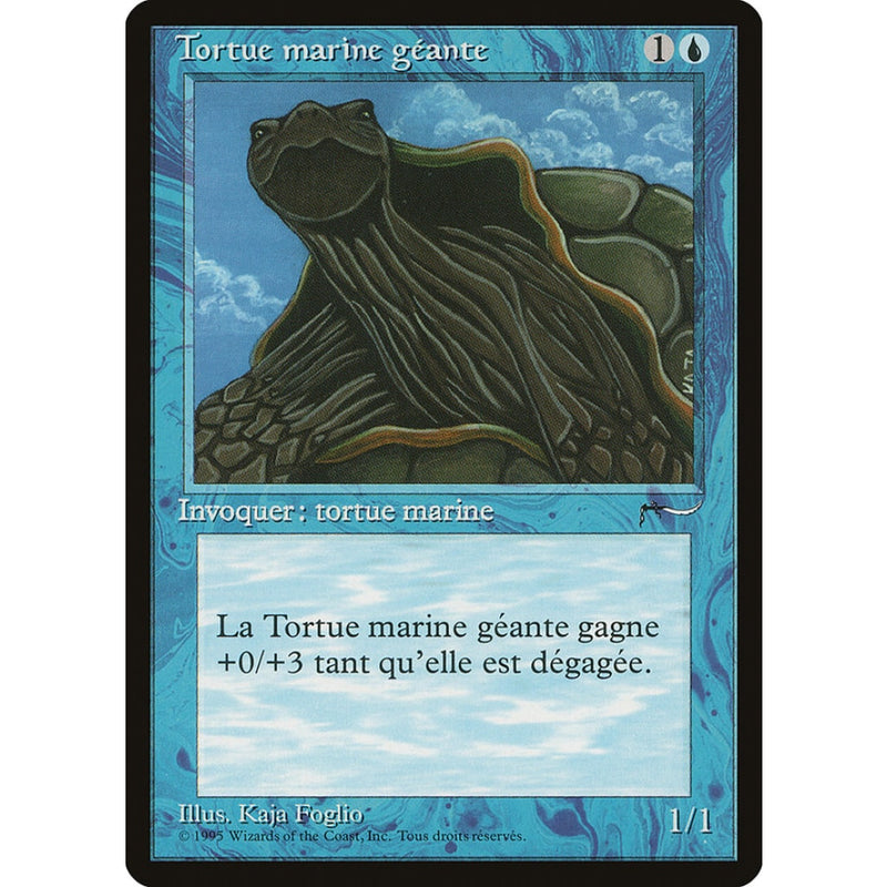 Giant Tortoise (French) - Tortue Marine Geante [Renaissance] Mtg Single