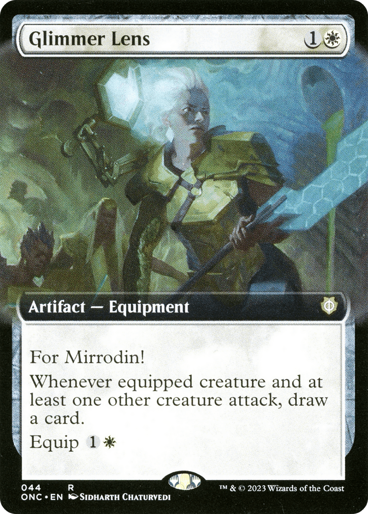 Glimmer Lens (Extended Art) [Phyrexia: All Will Be One Commander] - Inner Nerd