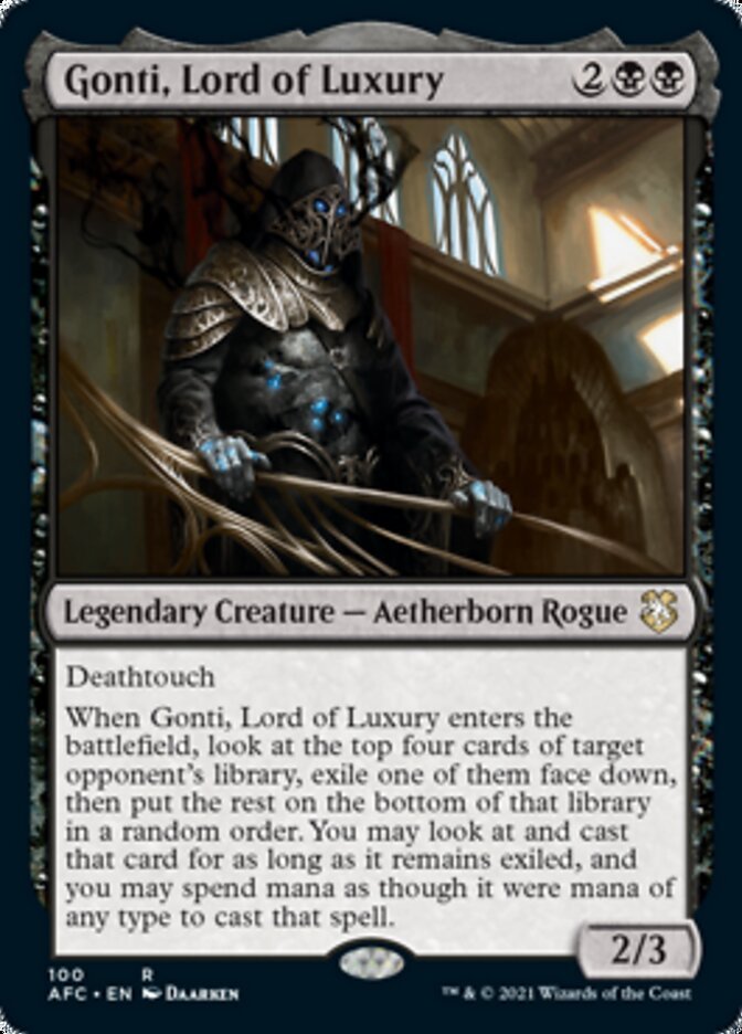 Gonti, Lord of Luxury [Dungeons & Dragons: Adventures in the Forgotten Realms Commander] - Inner Nerd