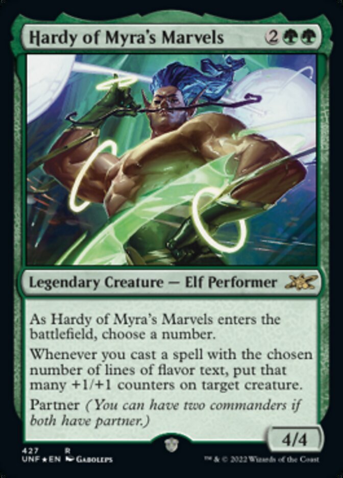 Hardy of Myra's Marvels (Galaxy Foil) [Unfinity] - Inner Nerd