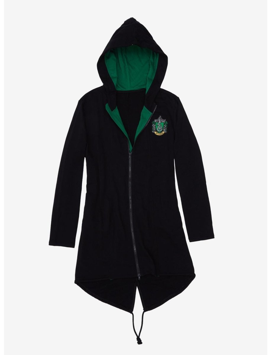 Harry Potter Slytherin Zip - Up Hoodie Cloak - Inner Nerd