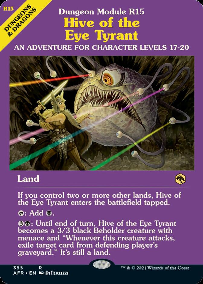 Hive of the Eye Tyrant (Dungeon Module) [Dungeons & Dragons: Adventures in the Forgotten Realms] - Inner Nerd