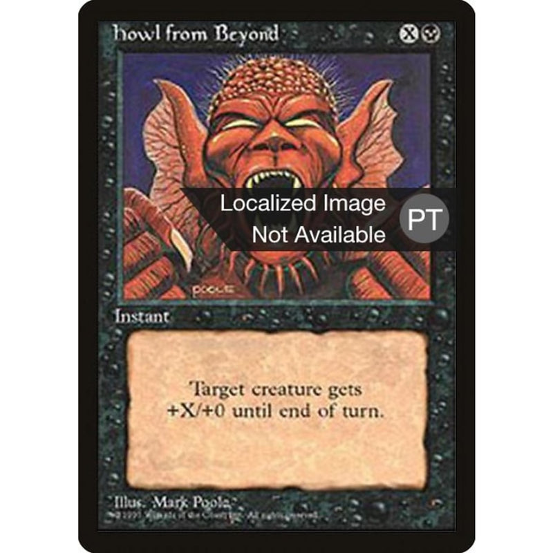 Howl From Beyond [Fourth Edition (Foreign Black Border)] Mtg Single