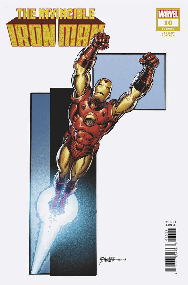 Invincible Iron Man 10 George Perez Variant [Fall] - Inner Nerd