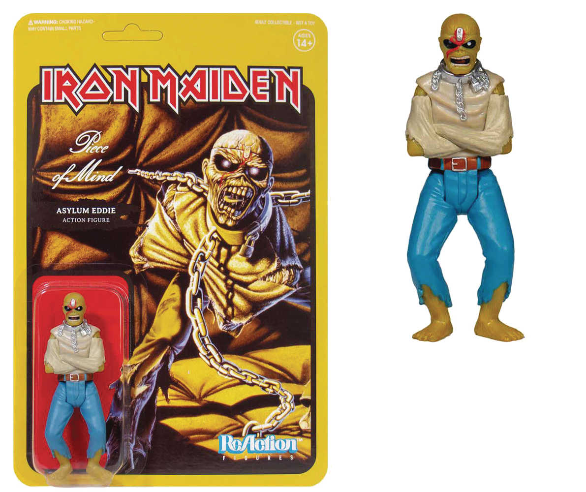 Iron Maiden Piece Of Mind Asylum Eddie Reaction Figure - Inner Nerd