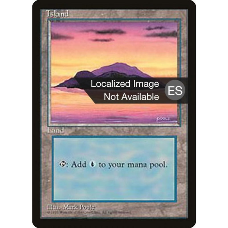 Island (A) [Fourth Edition (Foreign Black Border)] Mtg Single