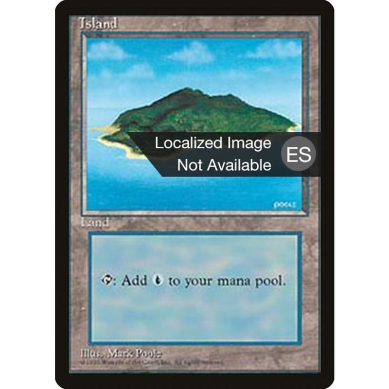 Island (B) [Fourth Edition (Foreign Black Border)] Mtg Single