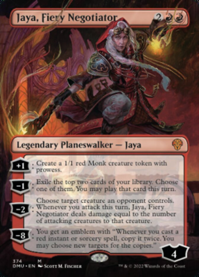 Jaya, Fiery Negotiator (Borderless) [Dominaria United] - Inner Nerd