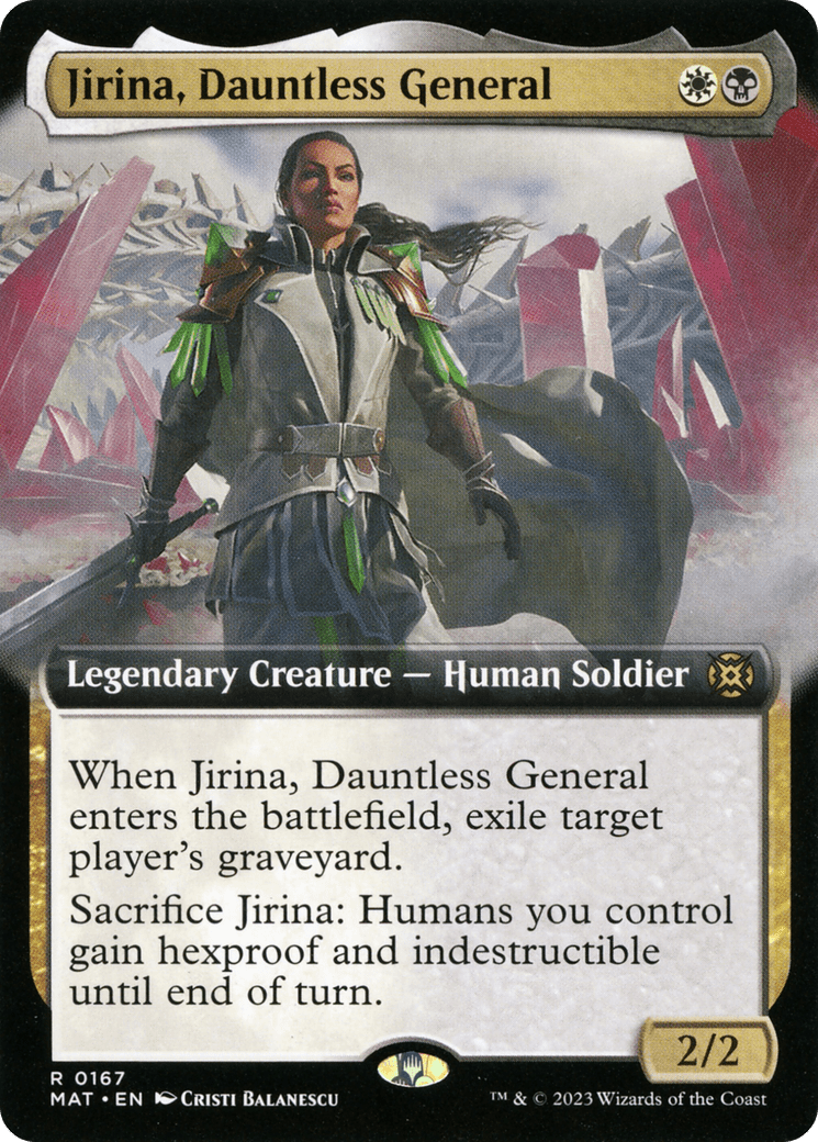 Jirina, Dauntless General (Extended Art) [March of the Machine: The Aftermath] - Inner Nerd