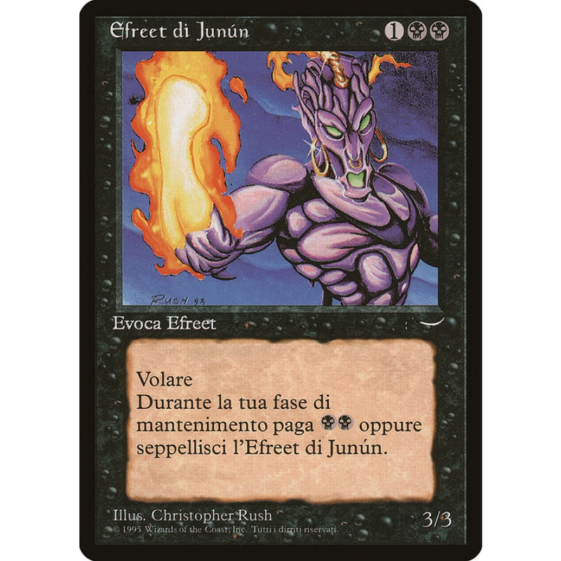 Junun Efreet (Italian) - Di [Rinascimento] Mtg Single