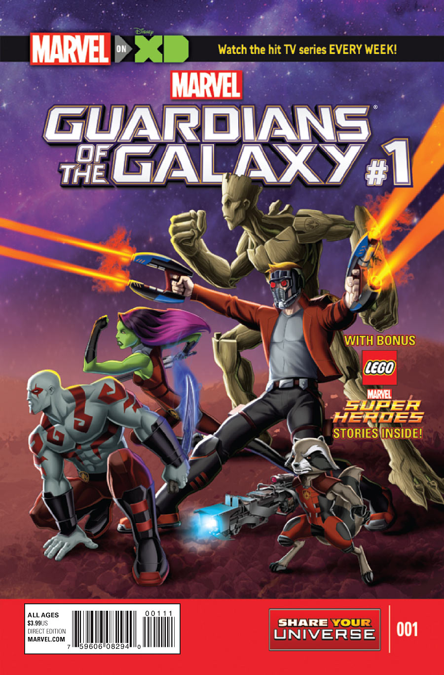 Marvel Universe Guardians Of Galaxy #1