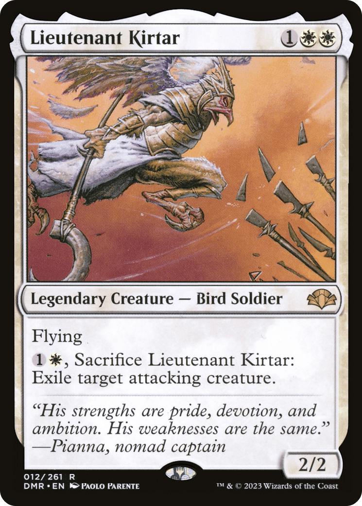 Lieutenant Kirtar [Dominaria Remastered] - Inner Nerd