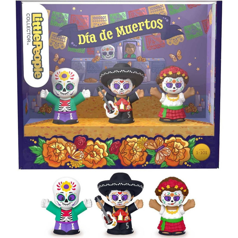 Little People Dia De Los Muertos Figures 3Pk Toys And
