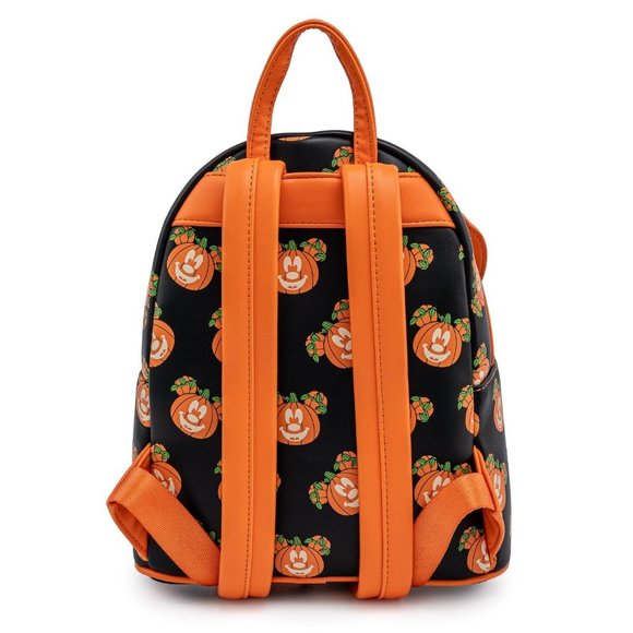 Disney Pumpkin Mickey-O-Lantern Glow in the Dark Mini Backpack