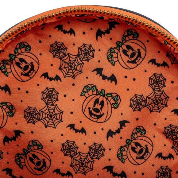 Disney Pumpkin Mickey-O-Lantern Glow in the Dark Mini Backpack