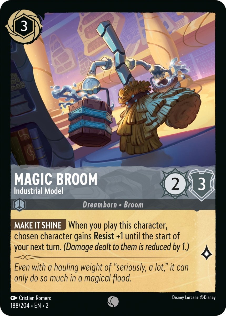 Magic Broom - Industrial Model (188/204) [Rise of the Floodborn] - Inner Nerd