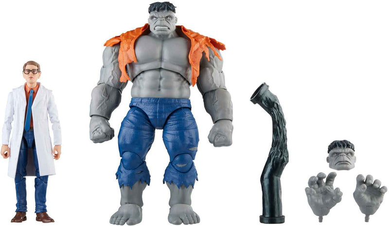 Marvel Legends Gray Hulk & Dr. Bruce Banner Action Figure (2-Pack)