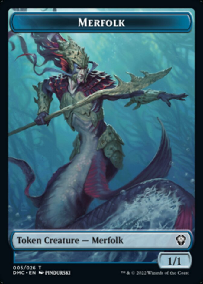 Merfolk Token [Dominaria United Commander Tokens] - Inner Nerd