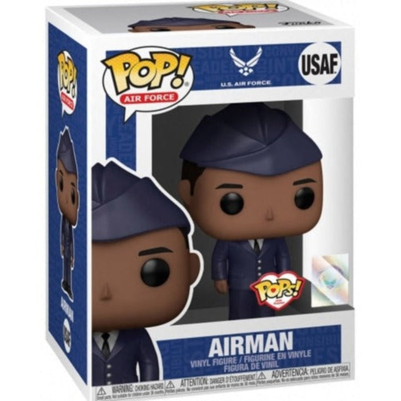 Military: U.s. Air Force Usaf - Airman (African-American) Male Pop! Vinyl Figure