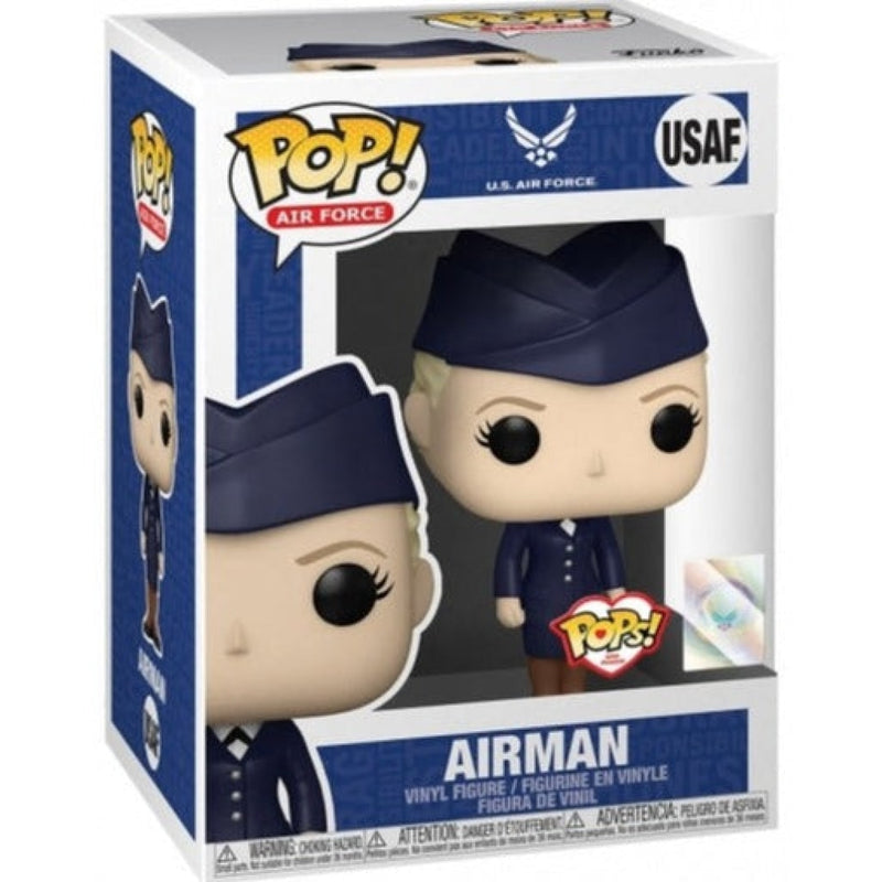 Military: U.s. Air Force Usaf - Airman (Caucasian) Female Pop! Vinyl Figure