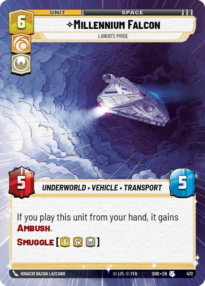 Millennium Falcon - Lando's Pride (Hyperspace) (472) [Shadows of the Galaxy] - Inner Nerd