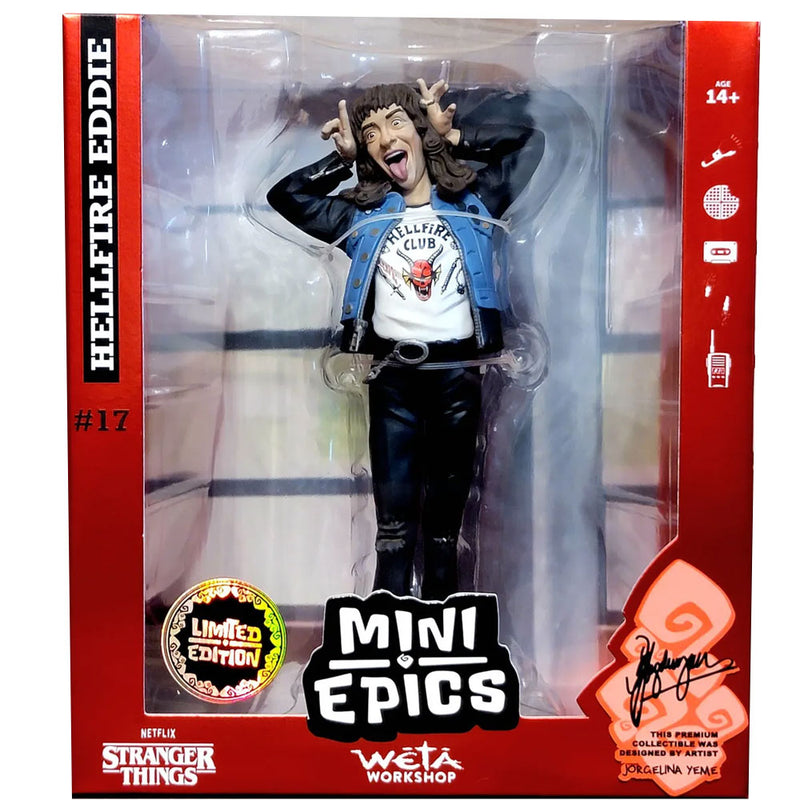 Stranger Things Hellfire Eddie Mini Epics Weta Workshop