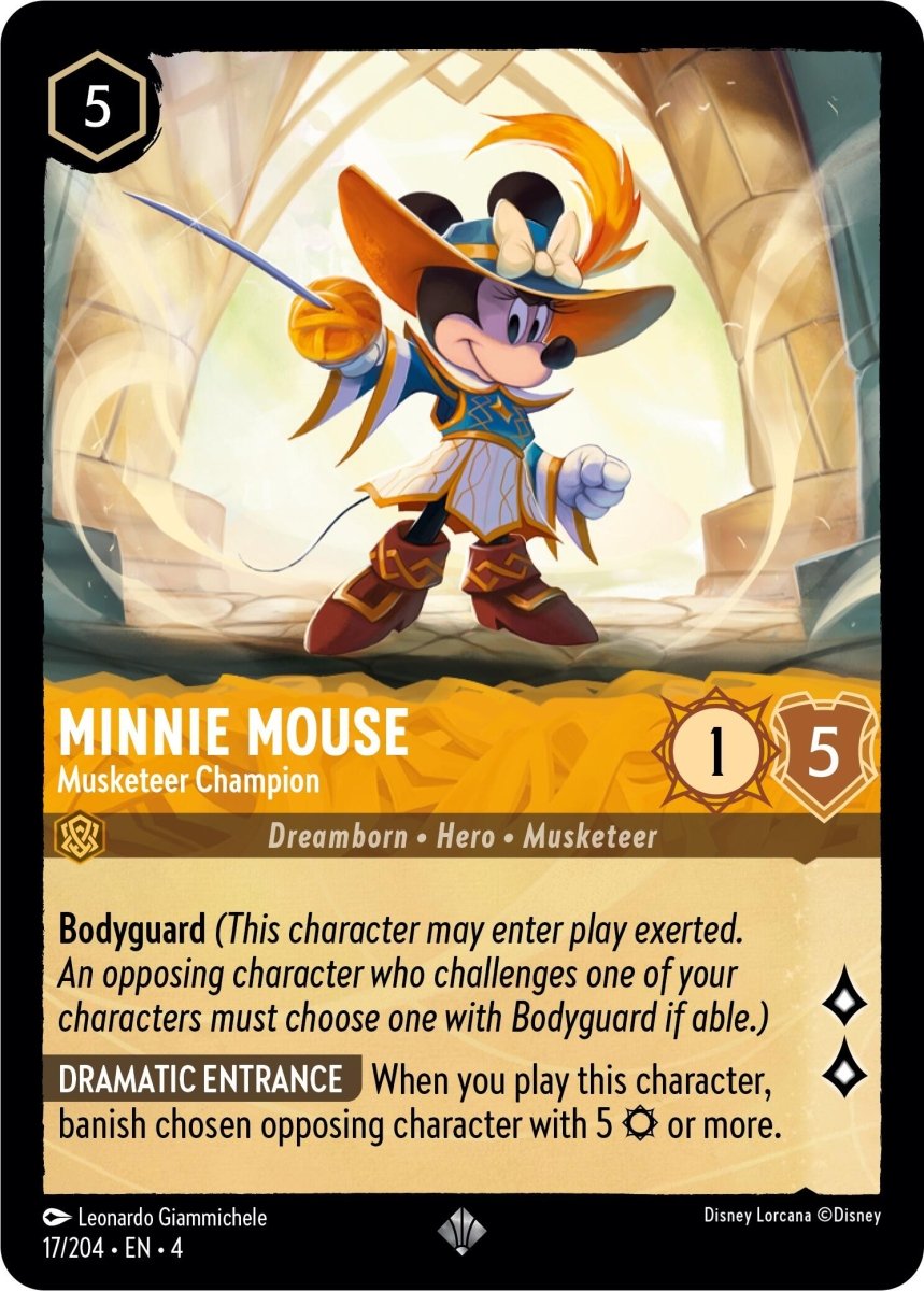 Minnie Mouse - Musketeer Champion (17/204) [Ursula's Return] - Inner Nerd