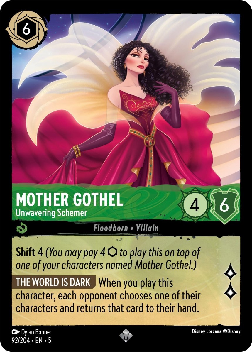 Mother Gothel - Unwavering Schemer (92/204) [Shimmering Skies] - Inner Nerd