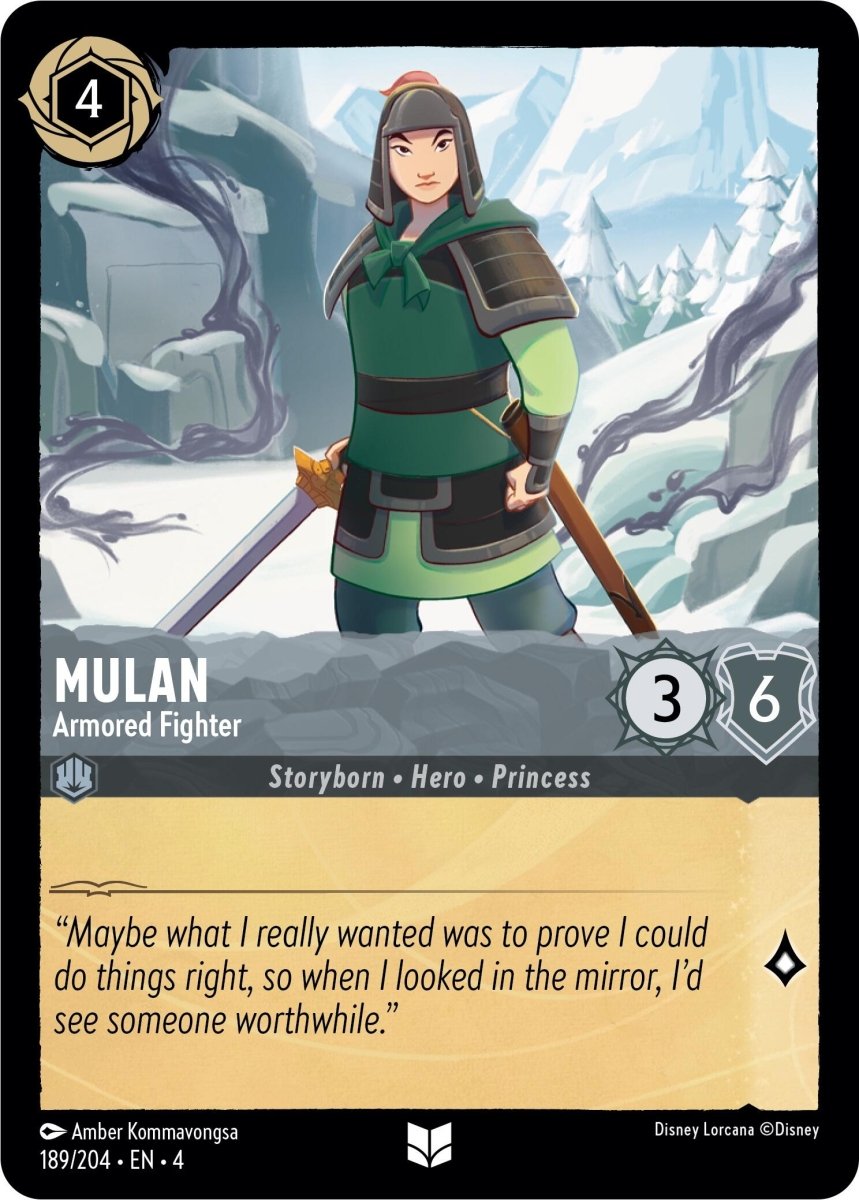 Mulan - Armored Fighter (189/204) [Ursula's Return] - Inner Nerd