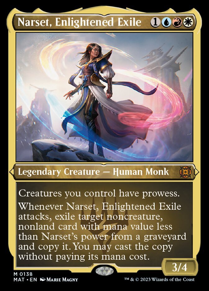 Narset, Enlightened Exile (Foil Etched) [March of the Machine: The Aftermath] - Inner Nerd