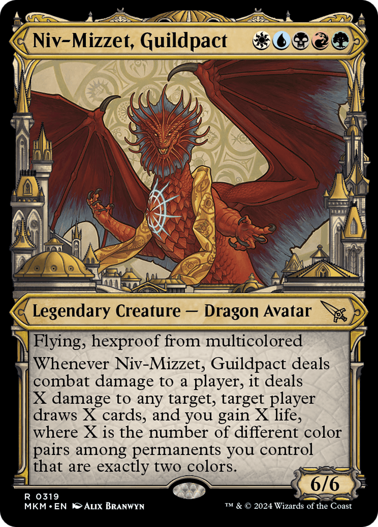 Niv - Mizzet, Guildpact (Showcase) (319) [Murders at Karlov Manor] - Inner Nerd