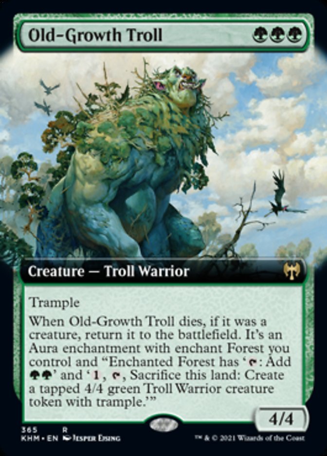 Old - Growth Troll (Extended Art) [Kaldheim] - Inner Nerd