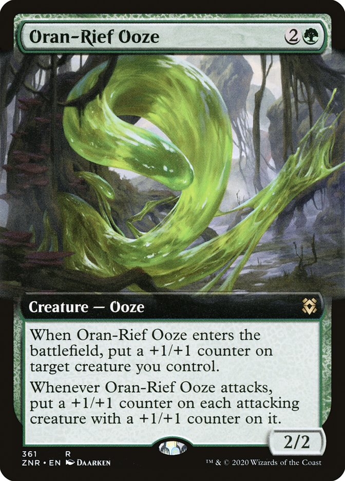 Oran - Rief Ooze (Extended Art) [Zendikar Rising] - Inner Nerd