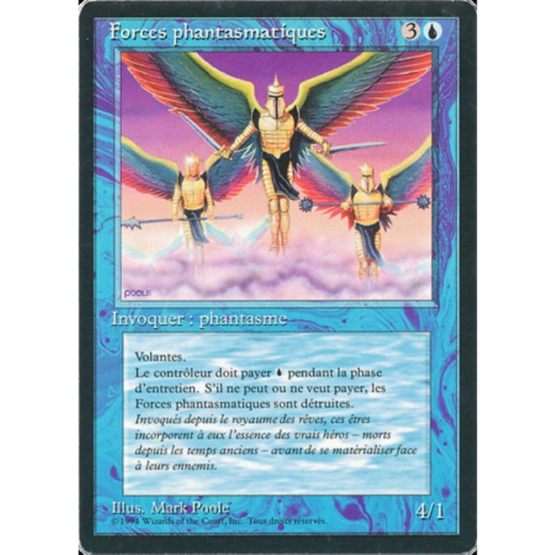 Phantasmal Forces [Foreign Black Border] Mtg Single