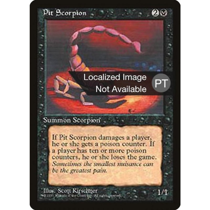 Pit Scorpion [Fourth Edition (Foreign Black Border)] Mtg Single