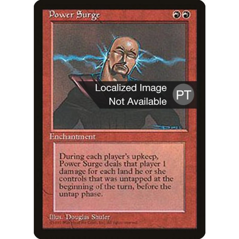 Power Surge [Fourth Edition (Foreign Black Border)] Mtg Single