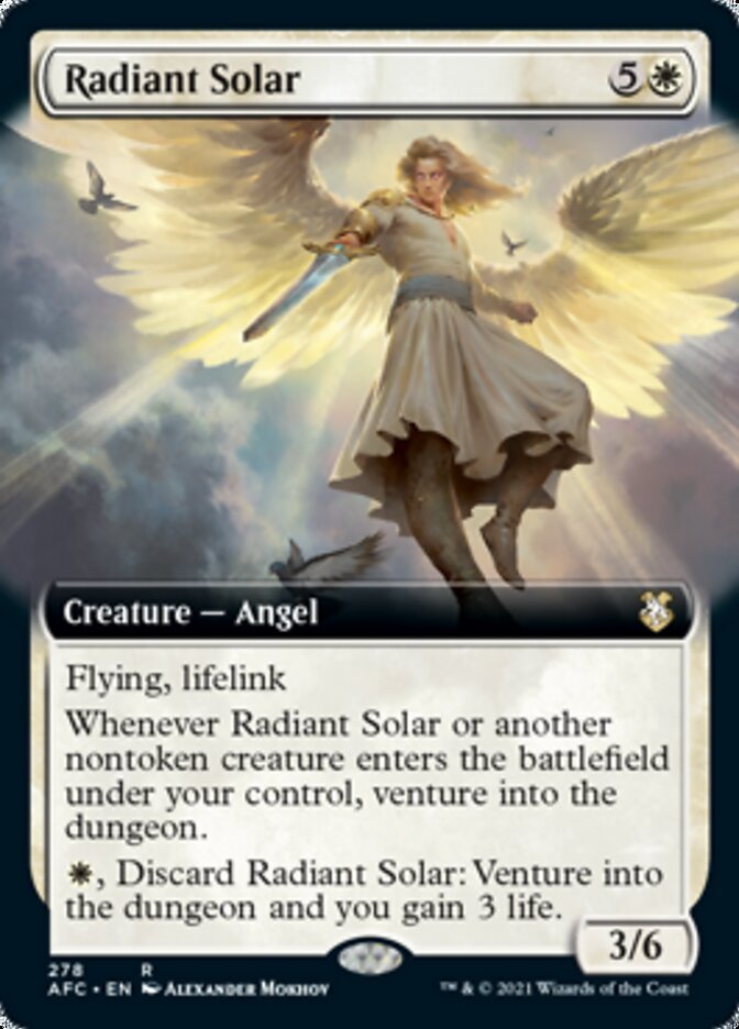 Radiant Solar (Extended Art) [Dungeons & Dragons: Adventures in the Forgotten Realms Commander] - Inner Nerd