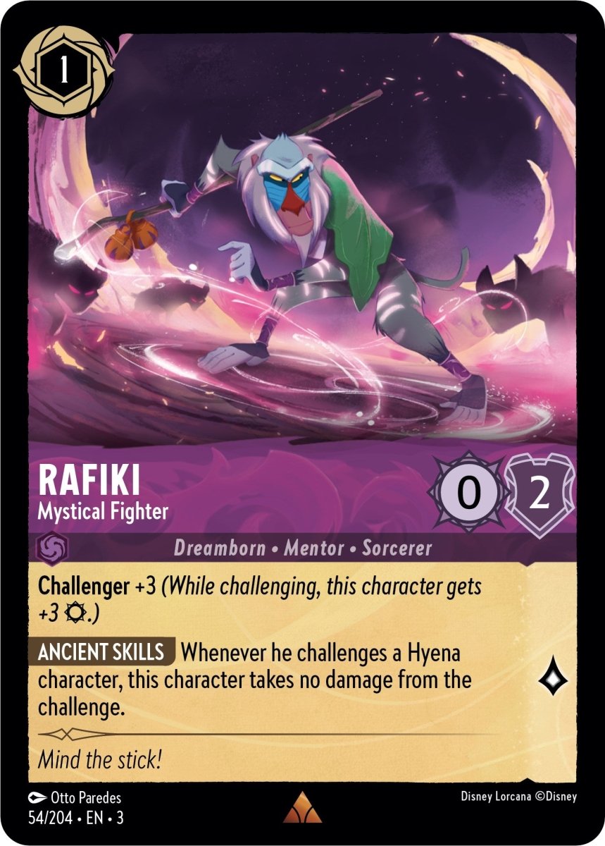 Rafiki - Mystical Fighter (54//204) [Into the Inklands] - Inner Nerd