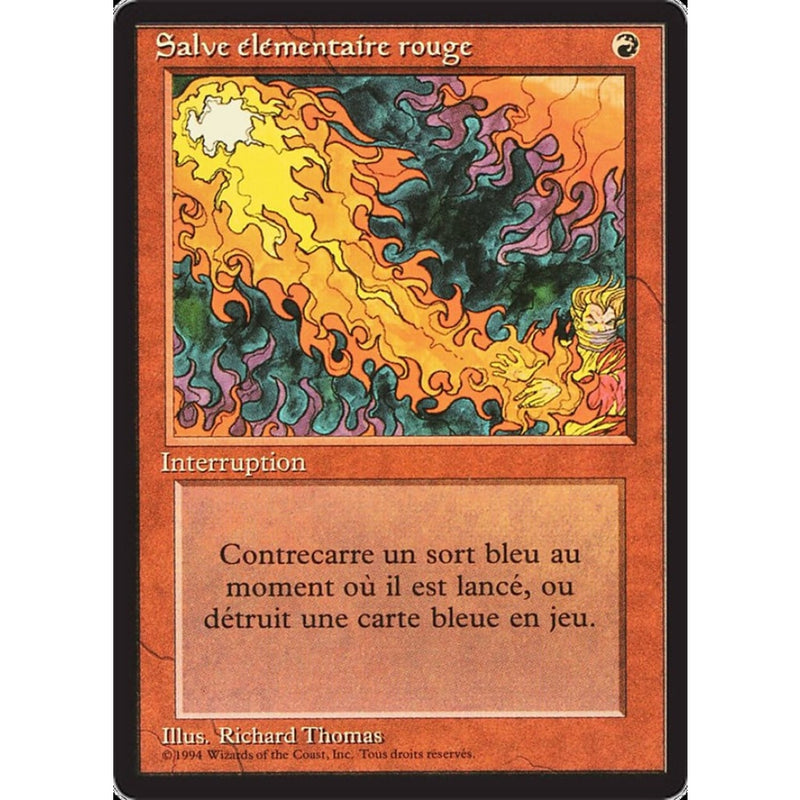 Red Elemental Blast [Foreign Black Border] Mtg Single