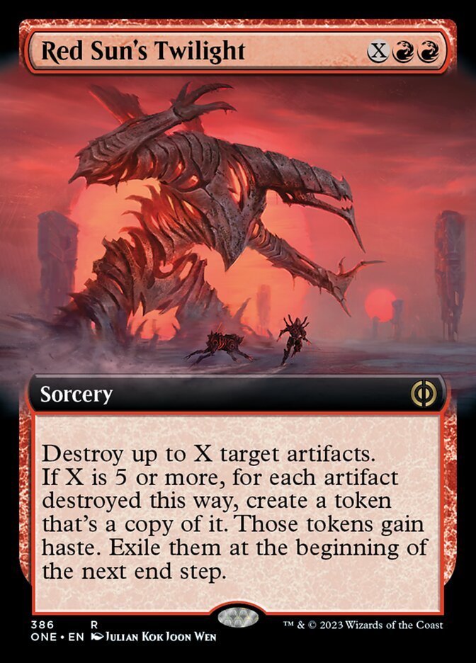 Red Sun's Twilight (Extended Art) [Phyrexia: All Will Be One] - Inner Nerd