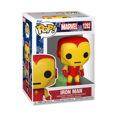 Funko POP! Marvel Holiday Iron Man with Gift Bag #1282